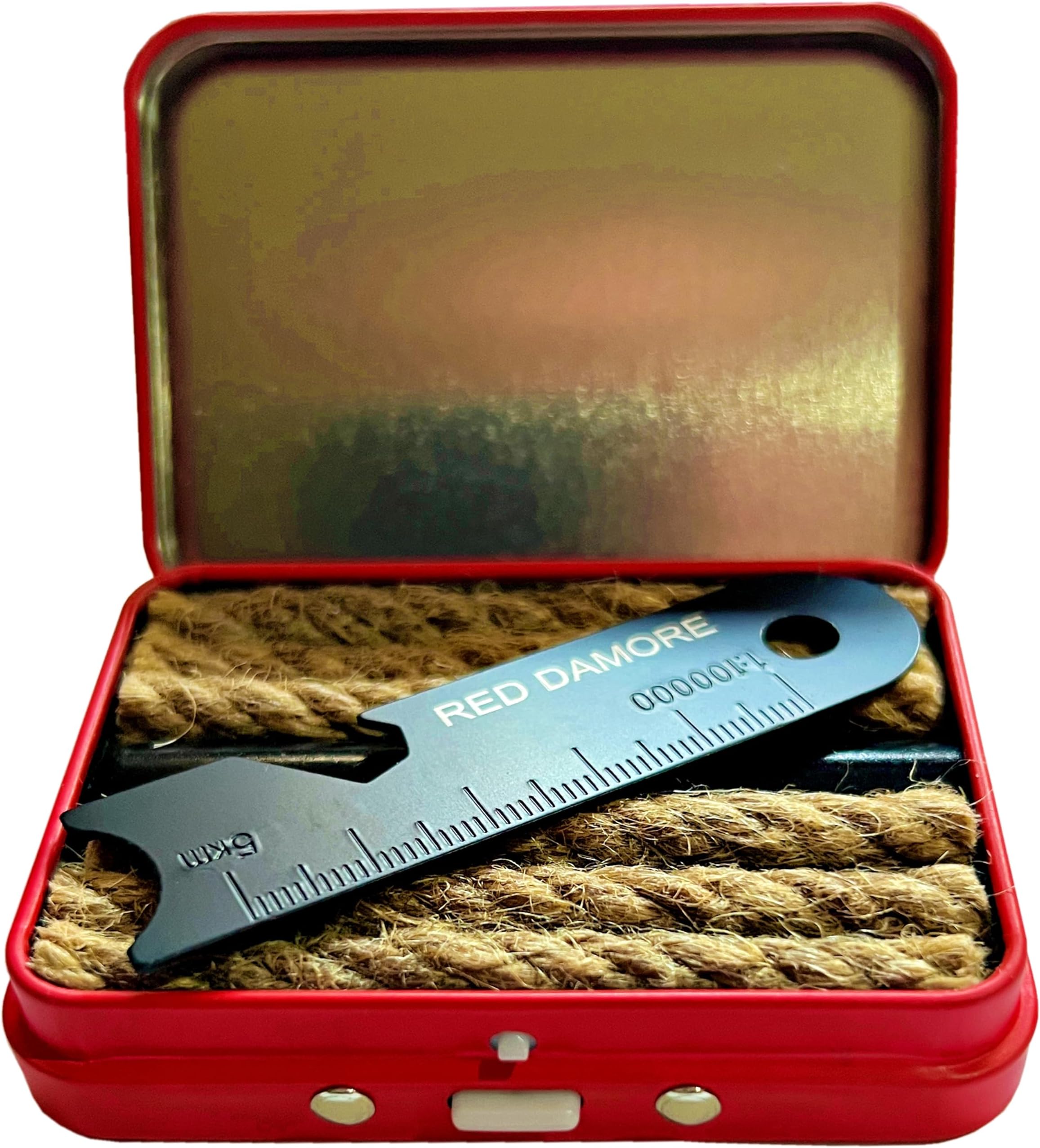 TINDERBOX EXPLORER - Fire Starter Kit, Ferro Rod, Fire Steel, Fire Striker, Scout, Camping, EDC, bushcraft