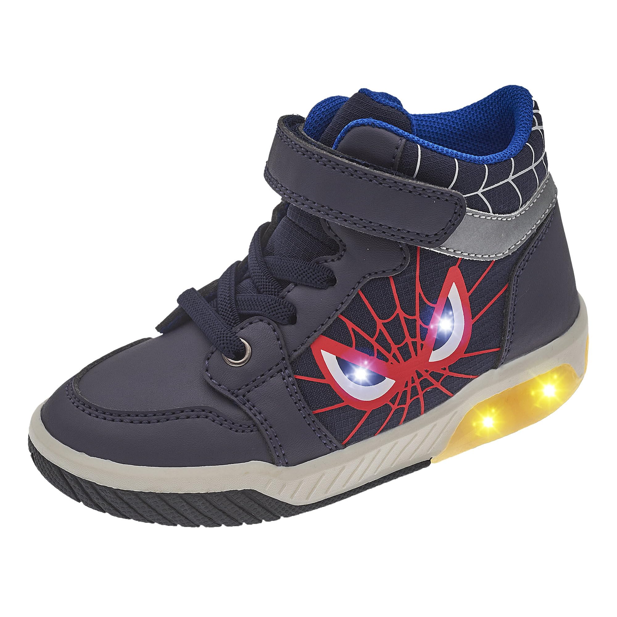 Chicco, Zapatos con Luces, Zapatillas Niño, con Doble Cierre, Cómodas, Flexibles y Transpirables, Ideales para Primavera, Otoño e Invierno, Zapatos Niño, Designed in Italy