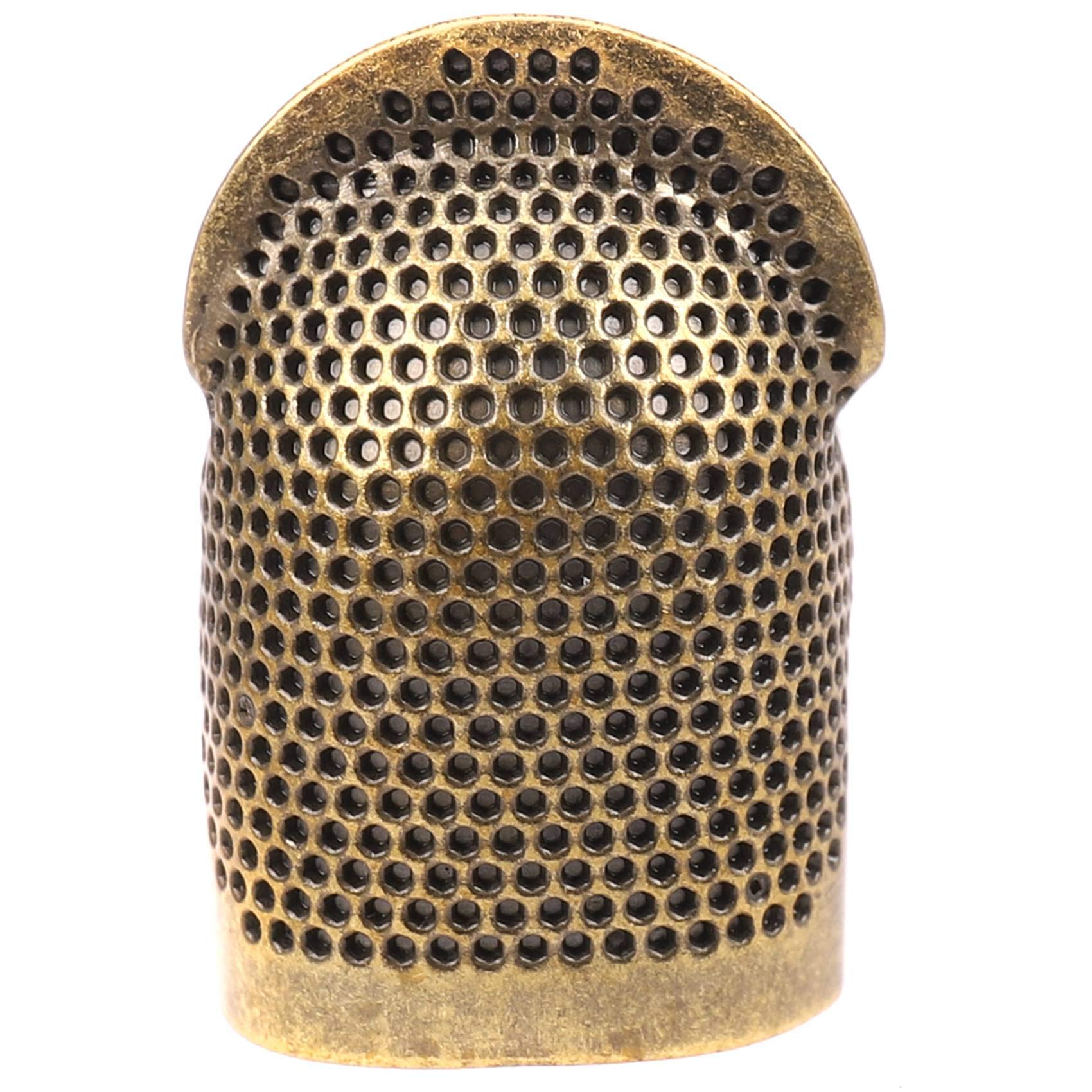 Junterone Sewing Thimbles,Retro Sewing Thimble Finger Protector Shield Protector Fingertip Thimble Pin Needles Partner Thimbles For Sewing Sewing Tools Small