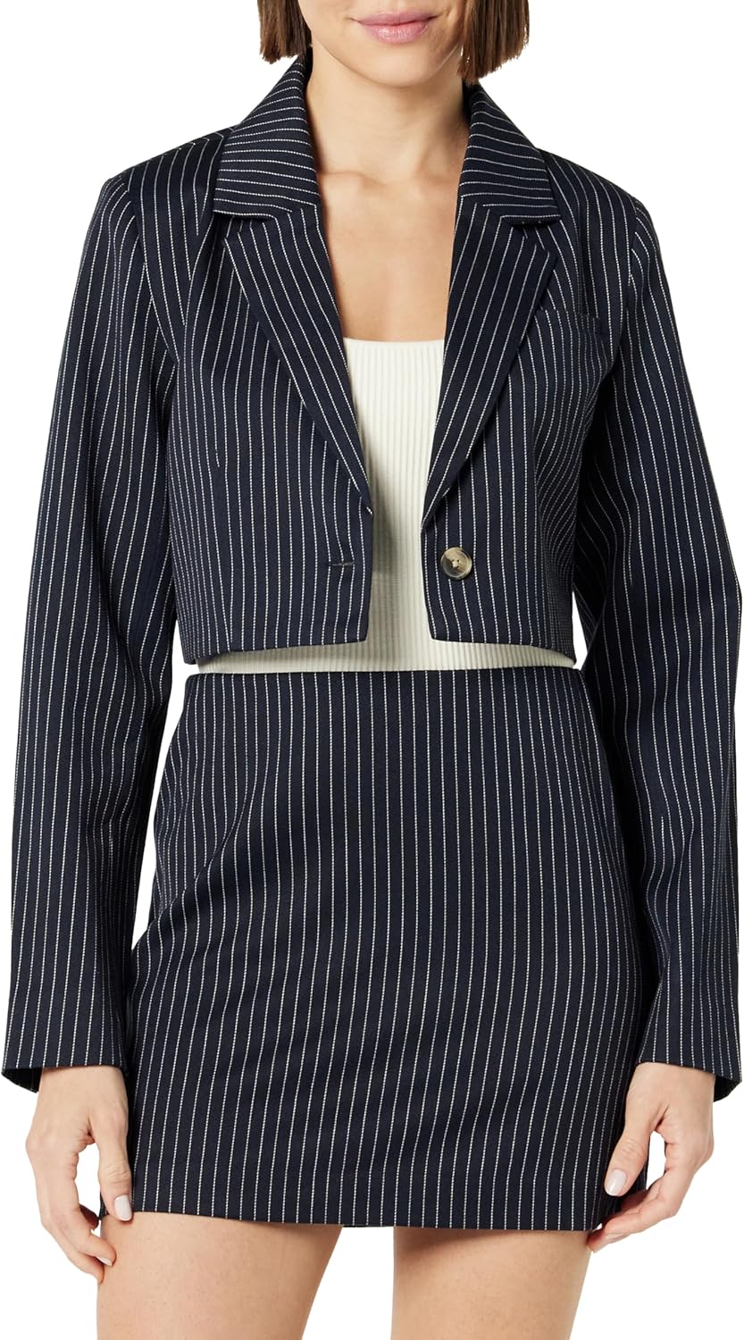 The Drop Womens Reims Cropped Blazer