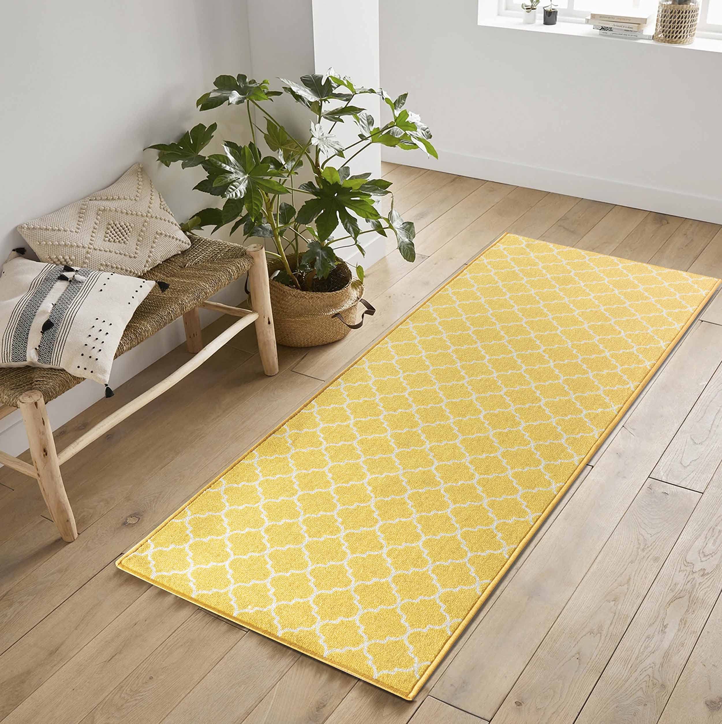 Washable Door Mat Kitchen Mats Non Slip Geometrical Design Hall Runner- Indoor Door Mat - Hallway-Passage Corridor Doormats - Floor Mat — view 43