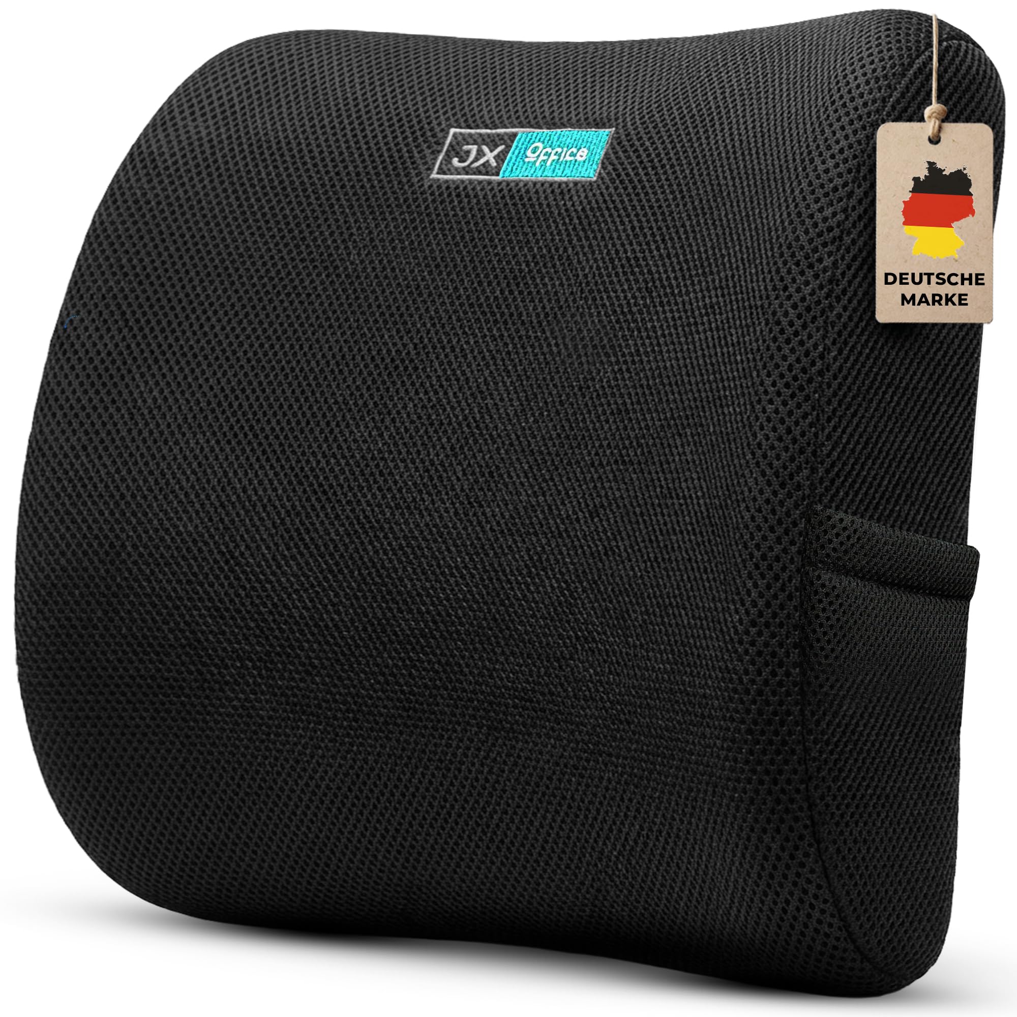 Coussin lombaire pour voiture - Soutien lombaire universel en mousse à mémoire de forme - Coussin lombaire ergonomique contre les maux de dos - Gadget de voyage (voiture )