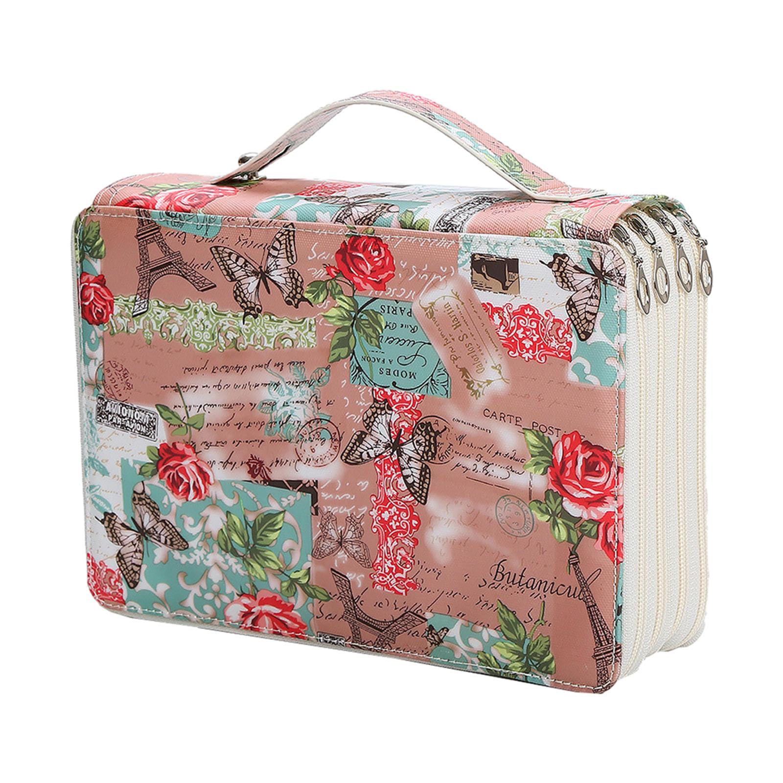 200 Slots Colored Pencil Case Holder for Home Writers Blender Pencils