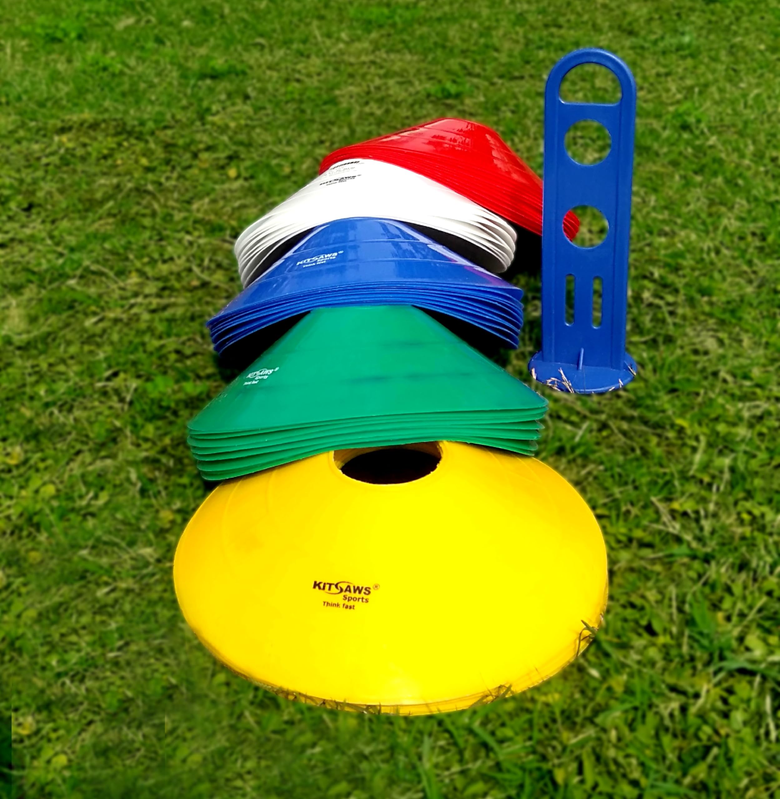 2 Inch Saucer Cones Pack of 10 | Space Marker | Football Marker (Multicolour)-image-48
