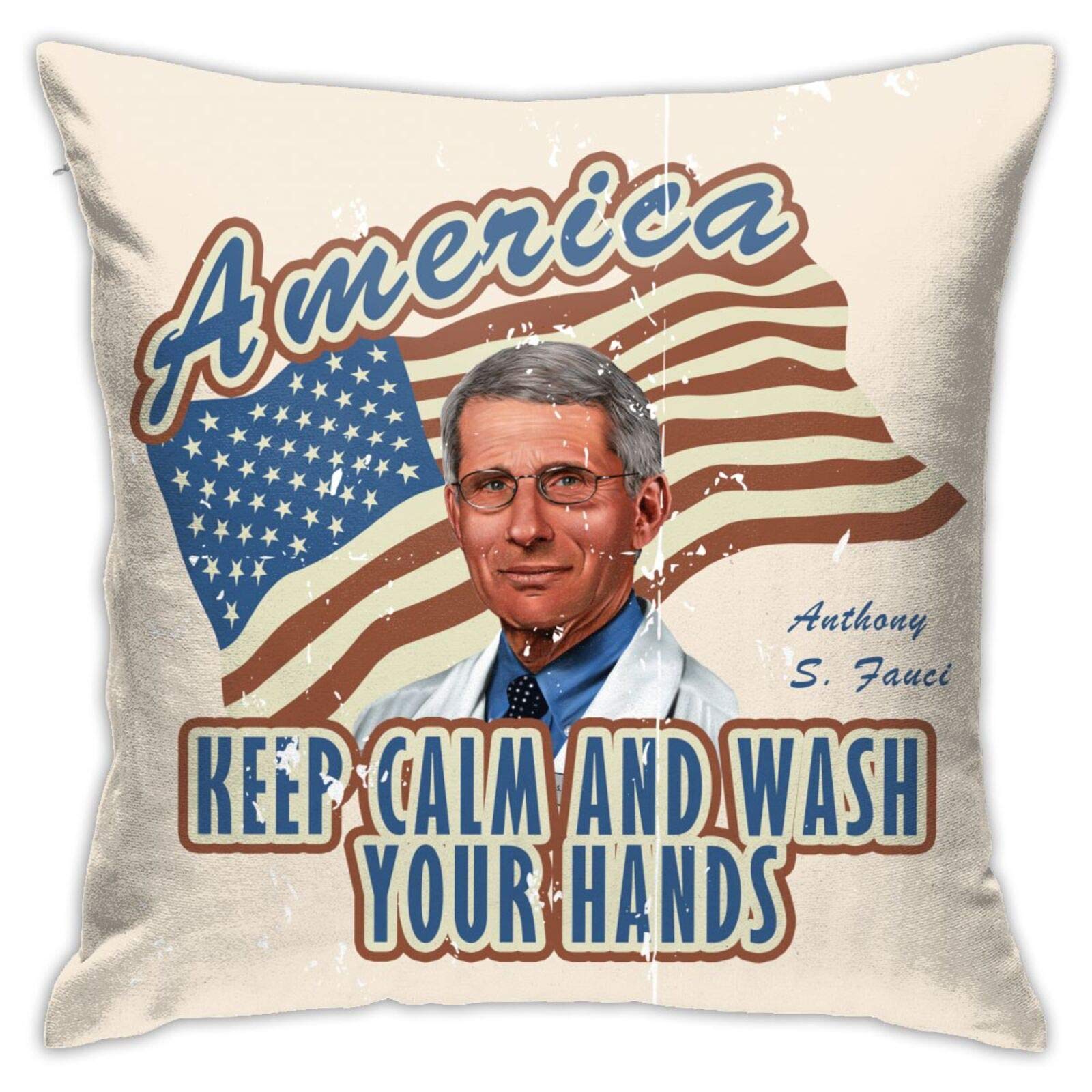 fauci couch pillow
