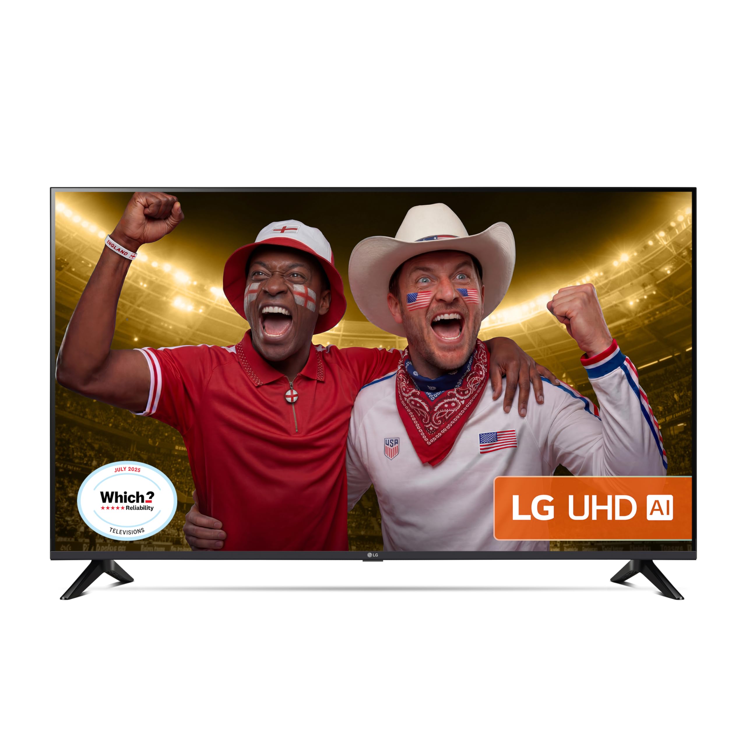 LG 43UA73006LA 2025 LED HDR 4K Ultra HD 43'' Smart TV {Damaged/Missing Stand}