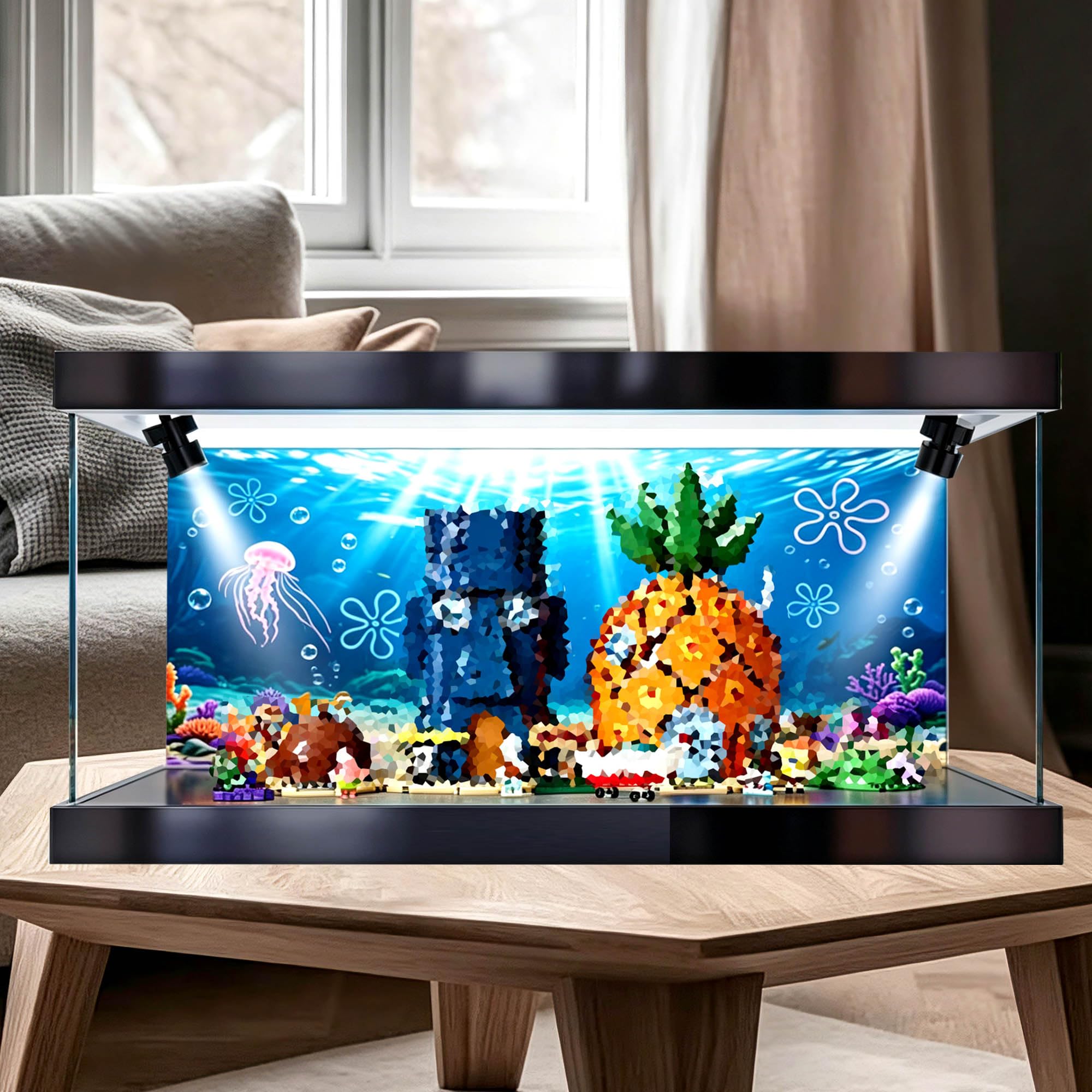 Vetrina compatibile con Le-go 11386 Set (Light Box C)