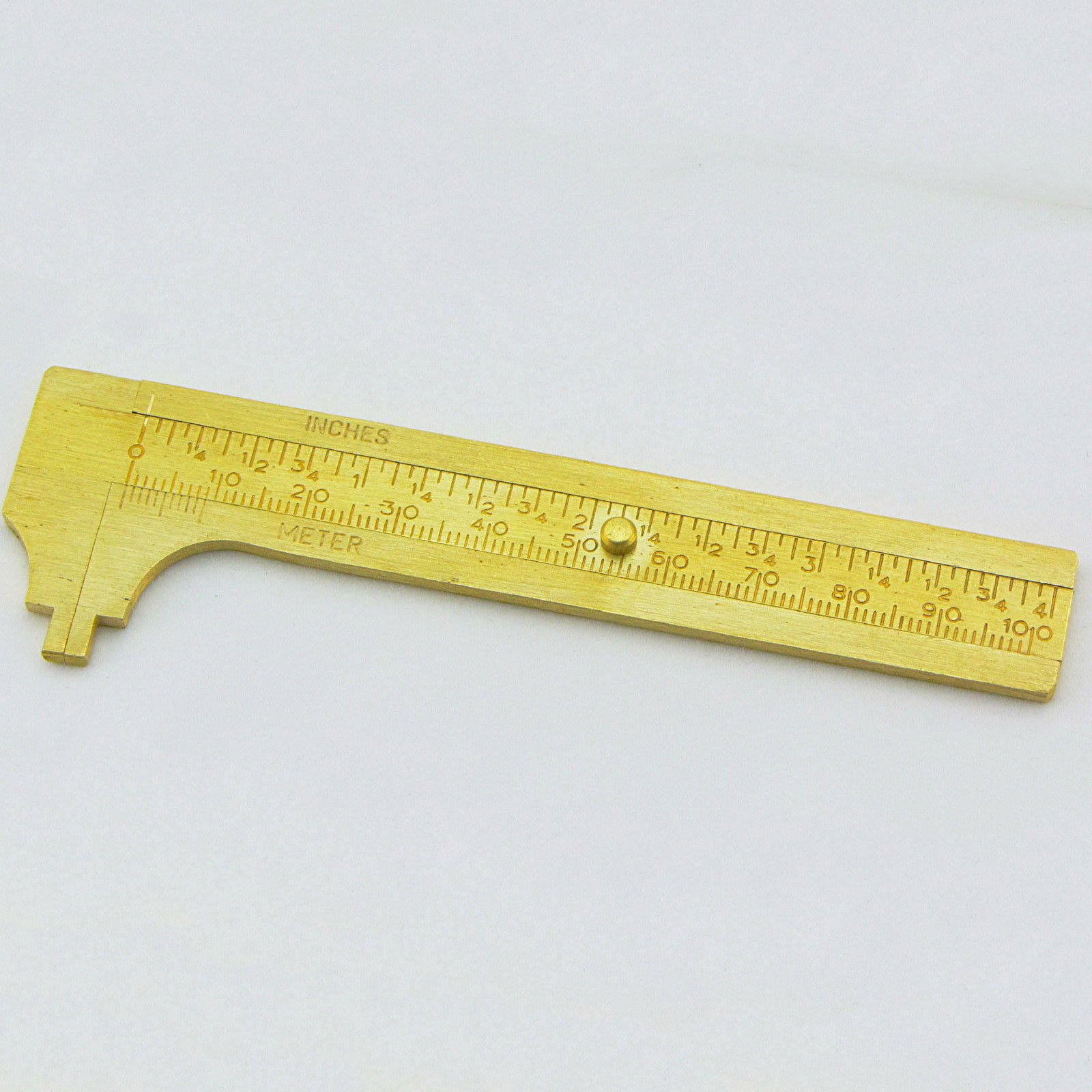 KROST Brass Mini Portable 100 mm/inch Vernier Caliper Double Scale (B01N2U4NXQ) Amazon Price History, Amazon Price Tracker