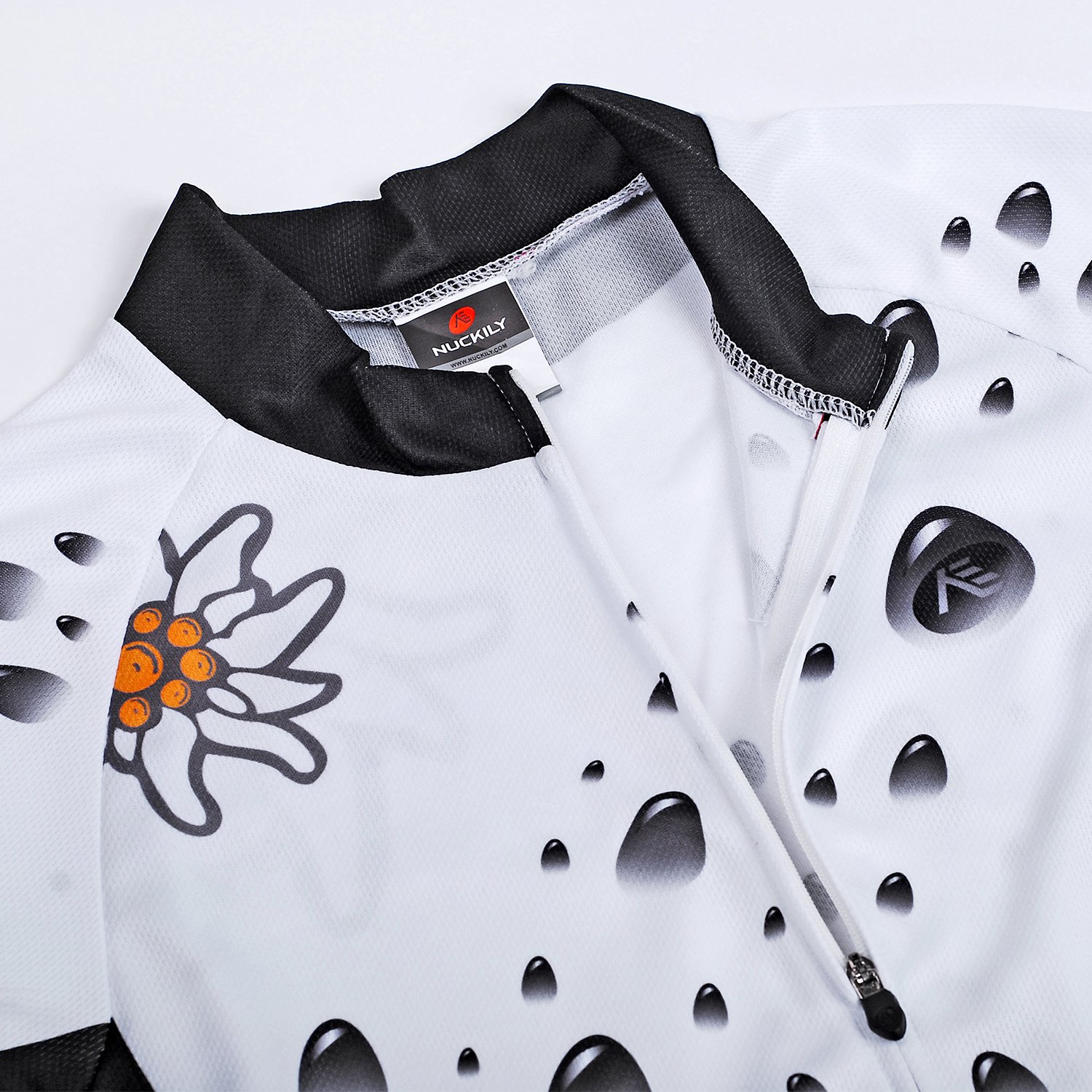 NUCKILY Ciclismo Jersey Manica Corta Donne Camicie Da Bici Donna Abbigliamento Della Bicicletta Bike Top Confortevole Quick Dry con 3 Tasche