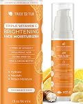 Tree To Tub Hydrating Face Moisturizer for Dry & Sensitive Skin - Water Based Hyaluronic Acid Facial Moisturizer, Face Cream for Women & Men with Aloe, Green Tea & Ginseng
