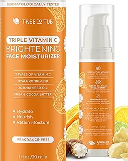Tree To Tub Crema facial con vitamina C, hidr...
