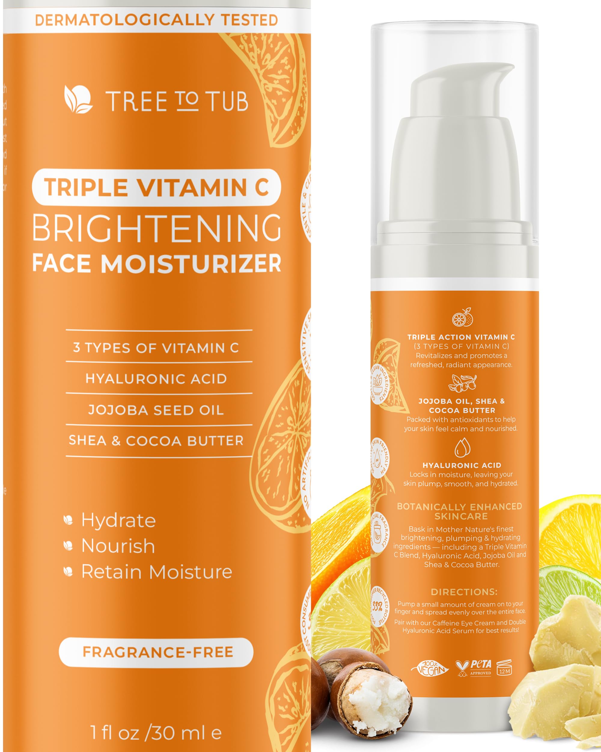 【新品】AC4 KODOU MOISTURE CREAM Amazon.com: Tree To Tub Vitamin C Face Cream - Triple Action