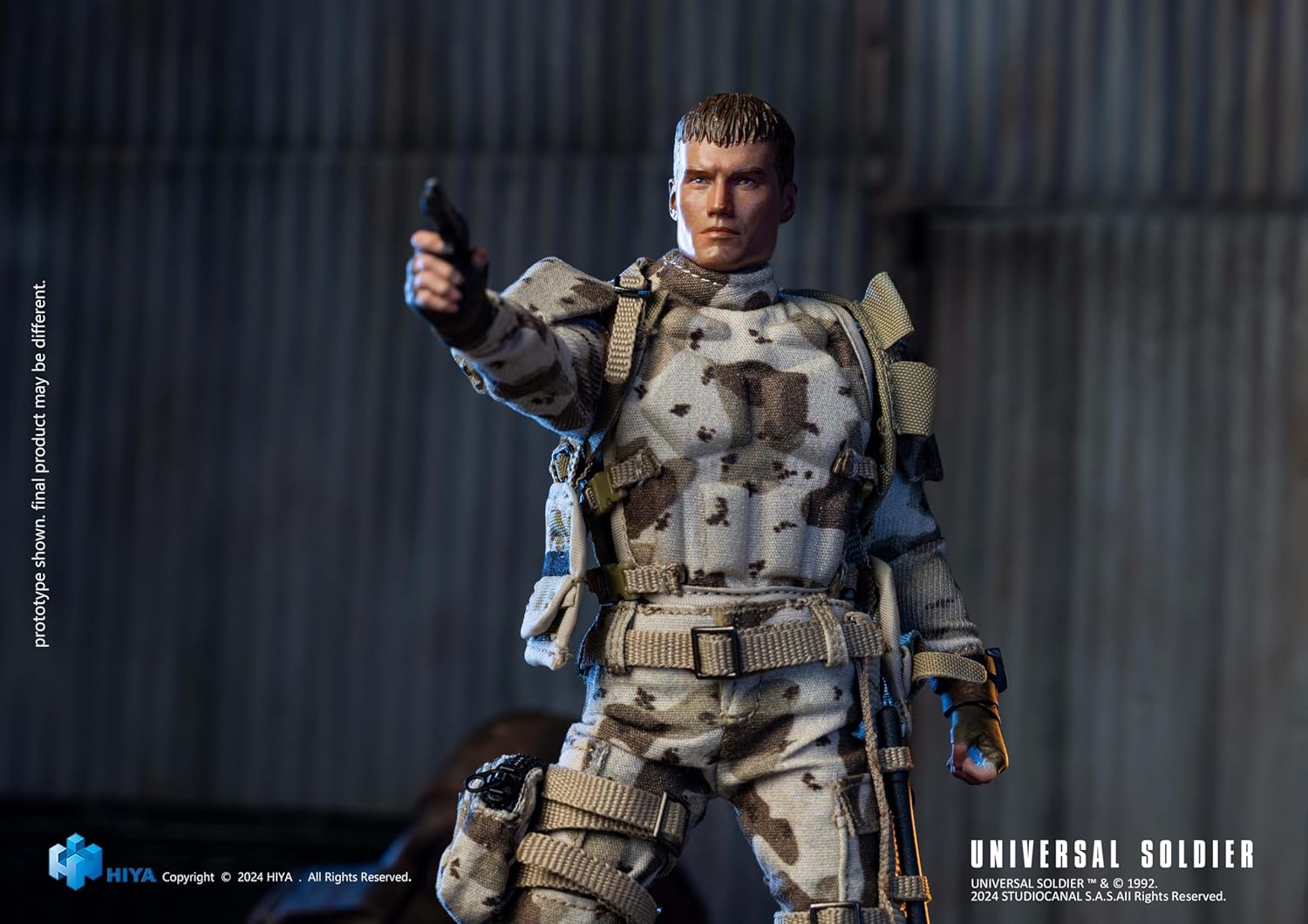 Hiya Toys Universal Soldier: Andrew Scott Exquisite Super Series Previews Exclusive 1:12 Scale Action Figure