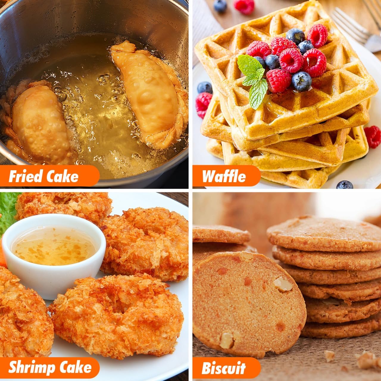 Bunuelos Mold Bunuelos Cookie Maker Mold with Wooden Handle, Waffle Molds Funnel Cake Ring for Kitchen Baking Cooking