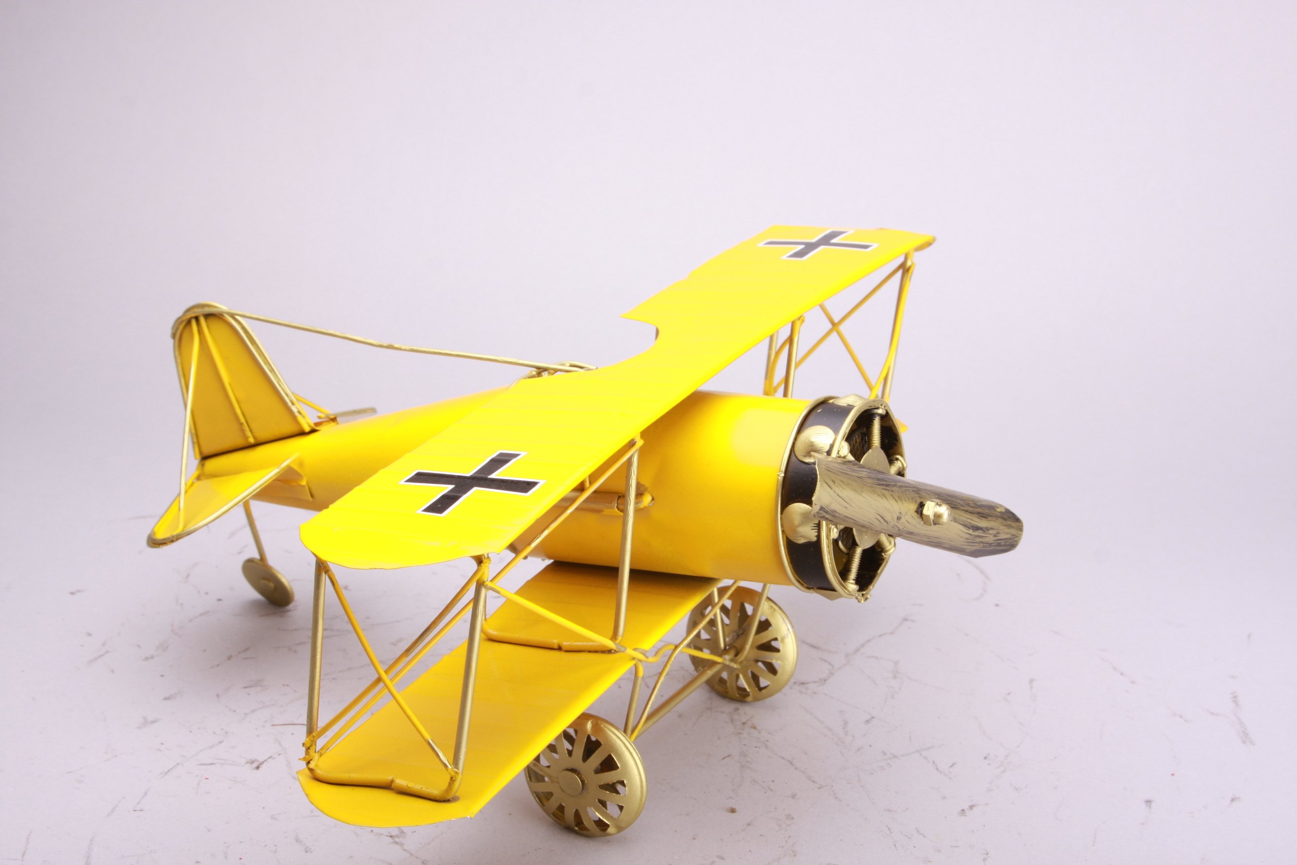 Amazon.co.jp: ブリキのおもちゃ 飛行機 アンティーク仕上げの