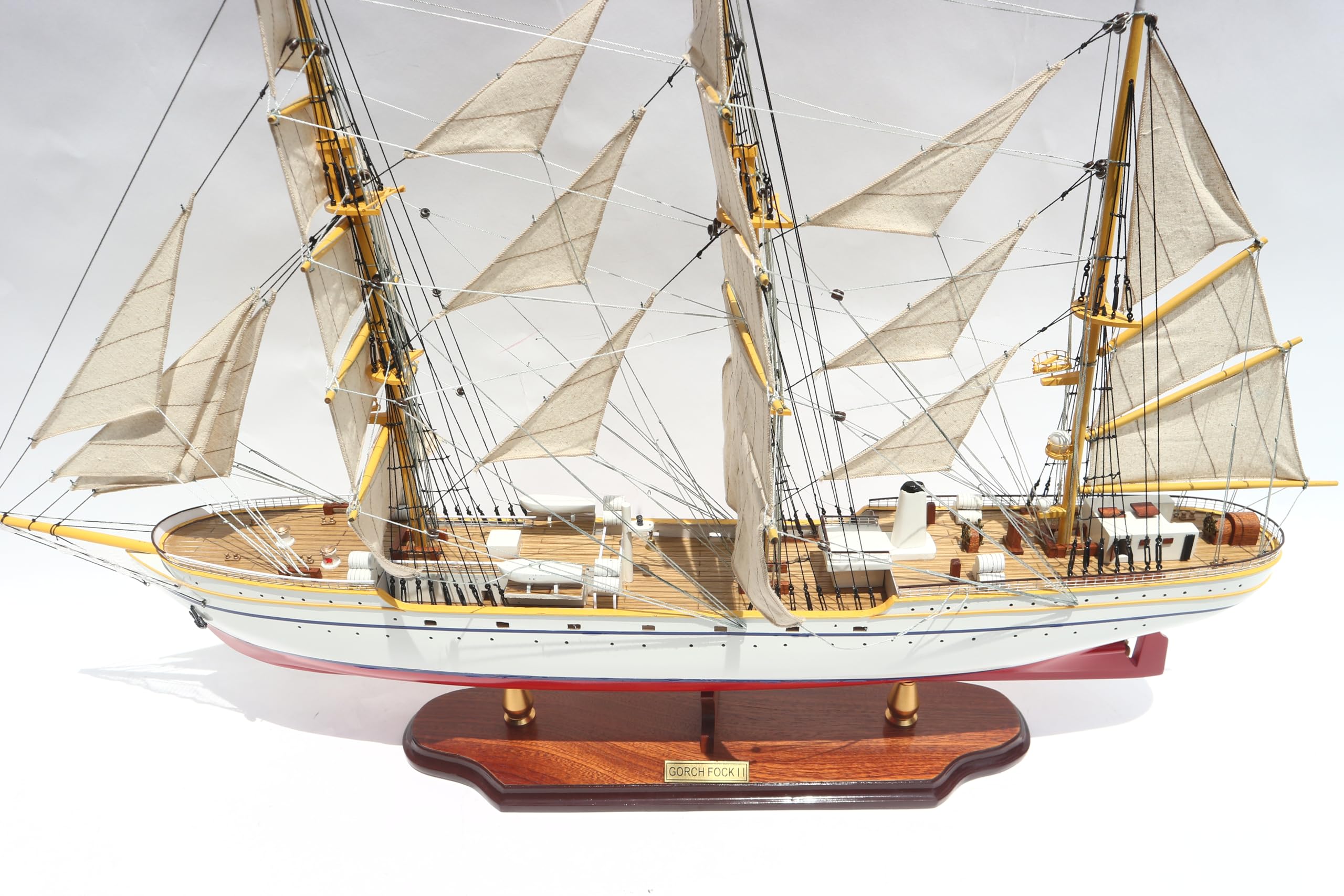 Piano Di Costruzione Navale – Gorch Fock I Per Modellismo, Nave Storica, Nuovo