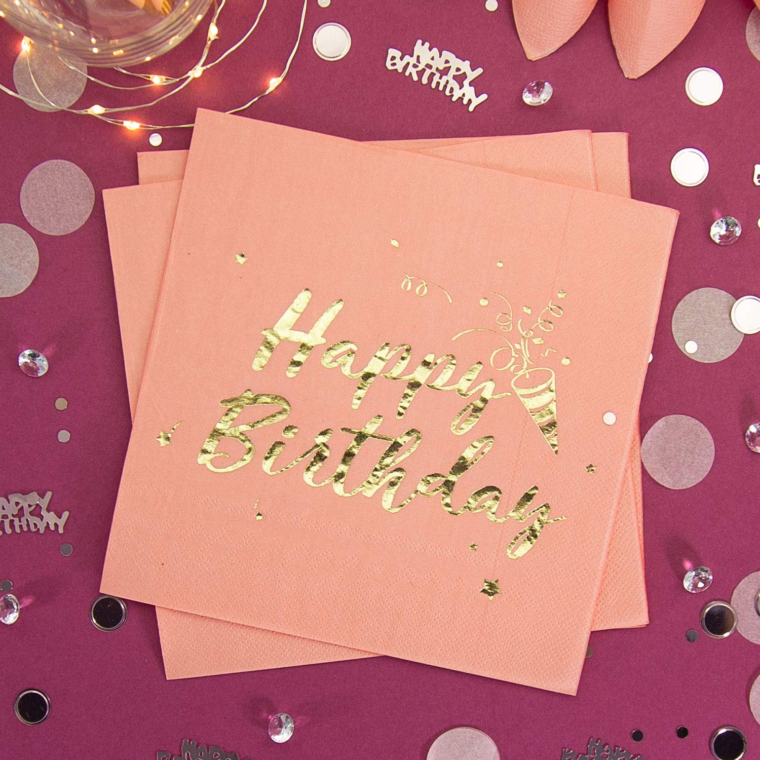 Confettis Happy Birthday, Confettis Anniversaire Coloré, Confettis D