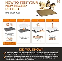 Vista 7 de K&H Pet Products Thermo-Peep tapete térmico, no aplica, Bronceado