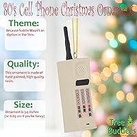 Vista 2 de Tree Buddees Adornos navideños únicos y retro de los años 80 para teléfono celular