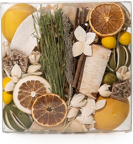 ANDALUCA Maison Box Fragancia Popurri - Jarrón decorativo y relleno de cuencos, decoración del hogar (Citrus Verbena) ANDALUCA Maison Box Fragancia Popurri - Jarrón decorativo y relleno de cuencos, decoración del hogar (Citrus Verbena)