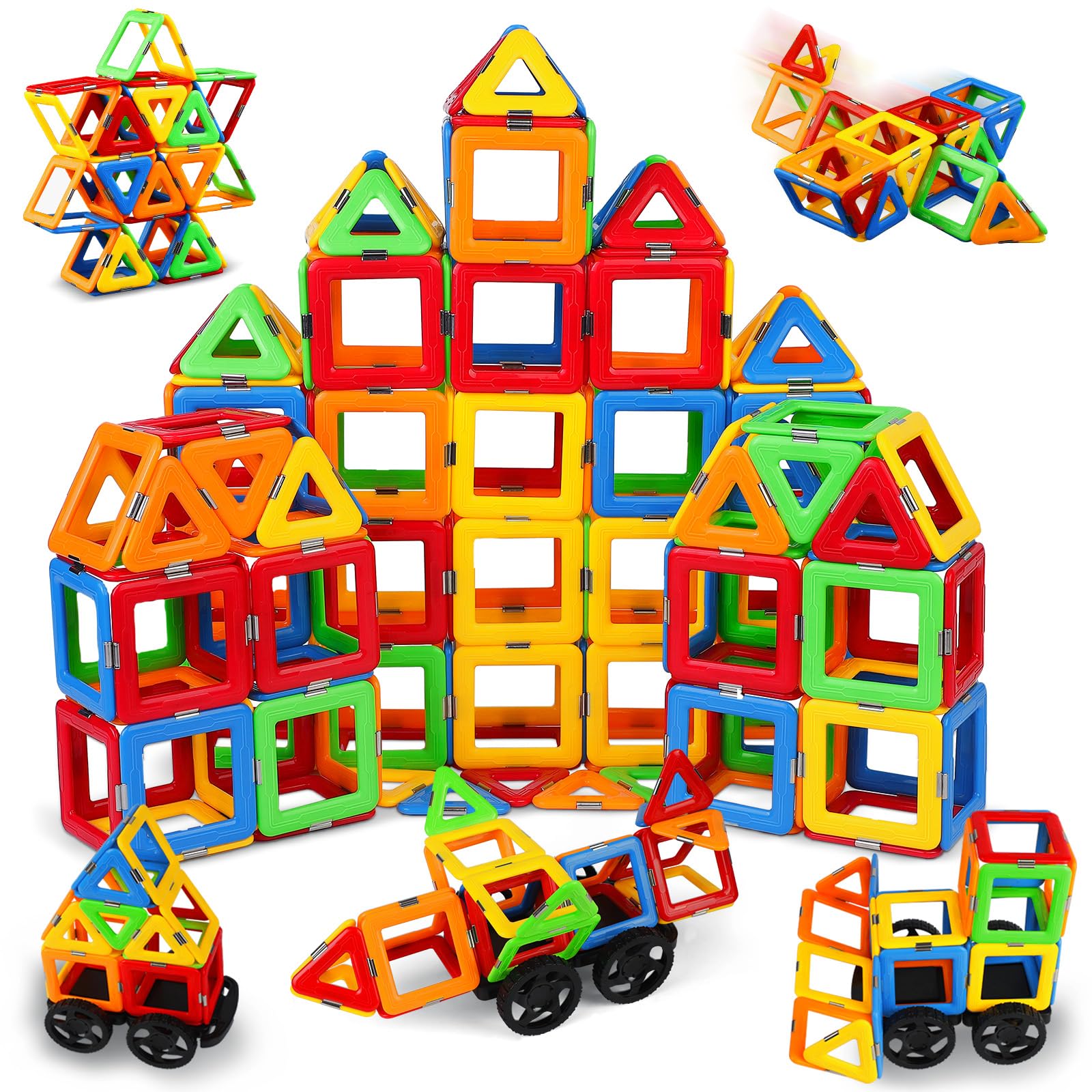ZHANGXIN Costruzioni Magnetiche ,giocattoli da costruzione Piastrelle Giocattolo per 2 3 4 5 6 7 8-year old boys and girls STEM Educational Toy Bambini Bambini Bambini Compleanno
