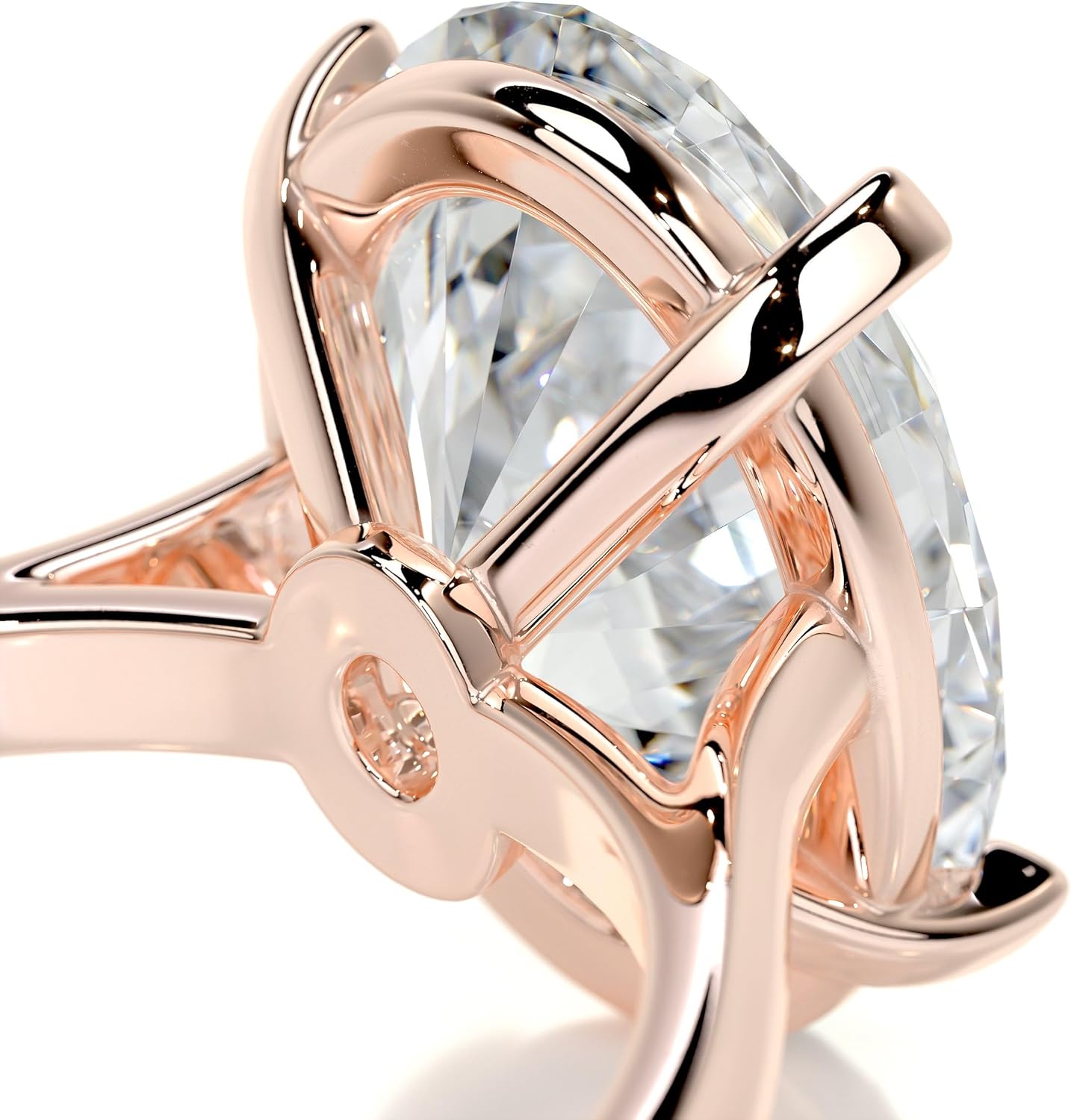5-11 CT Moissanite Engagement Ring Colorless VVS1 10K 14K 18K Solid Gold & 925 Sterling Silver Solitaire Moissanite Enagement Ring Christmas Gift For Women