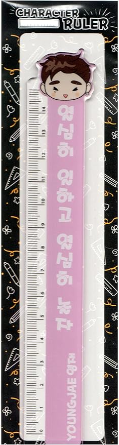 Amazon 韓国 K Pop Got7 ガッセブン ヨンジェ キャラクター定規 アイドル 芸能人グッズ 通販