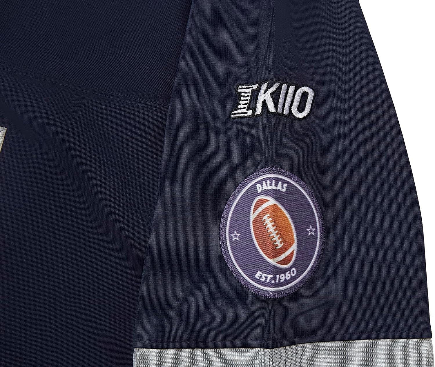 Custom Mens/Youth Football Stitched T-Shirt for Sports Fan Blue No Brand/Logos - Image 7