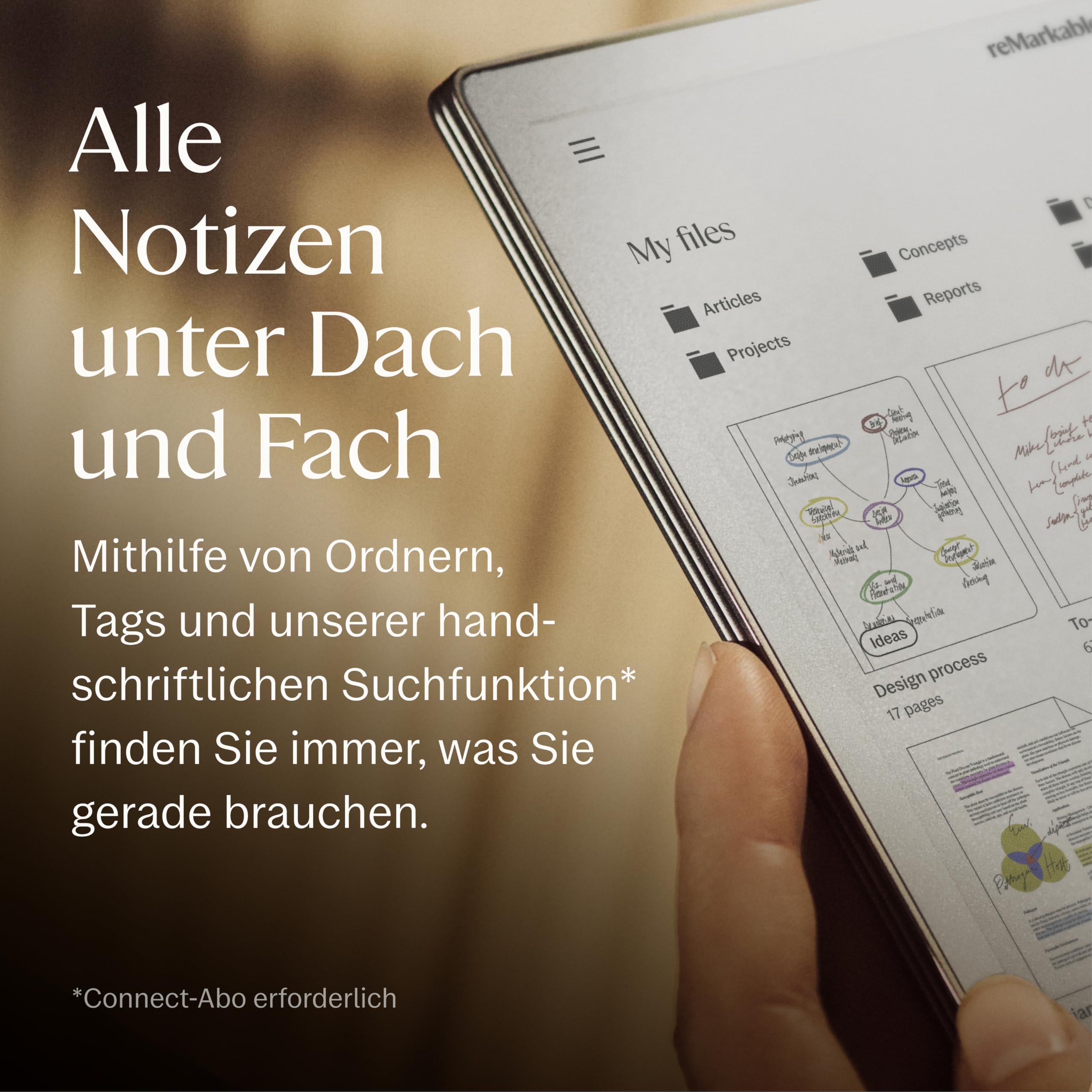 reMarkable Paper Pro 11,8-Zoll-Farbdisplay Tablet mit Leselicht und Marker Plus Pen