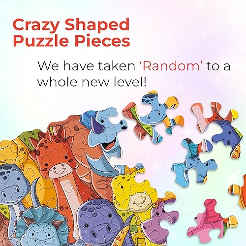 Miniatura 3 de Rompecabezas de dinosaurios  Paquete de 2 rompecabezas para niños, 12 x 12 pulgadas, 90 + 90 piezas  Rompecabezas único y atractivo sin bordes