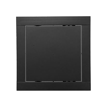 Vent Systems 6x6 Access Panel - Easy Access Doors - ABS Plastic - Access Panel for Drywall, Wall and Ceiling Electrical and Plumbing Service Door Cover, Anthracite
