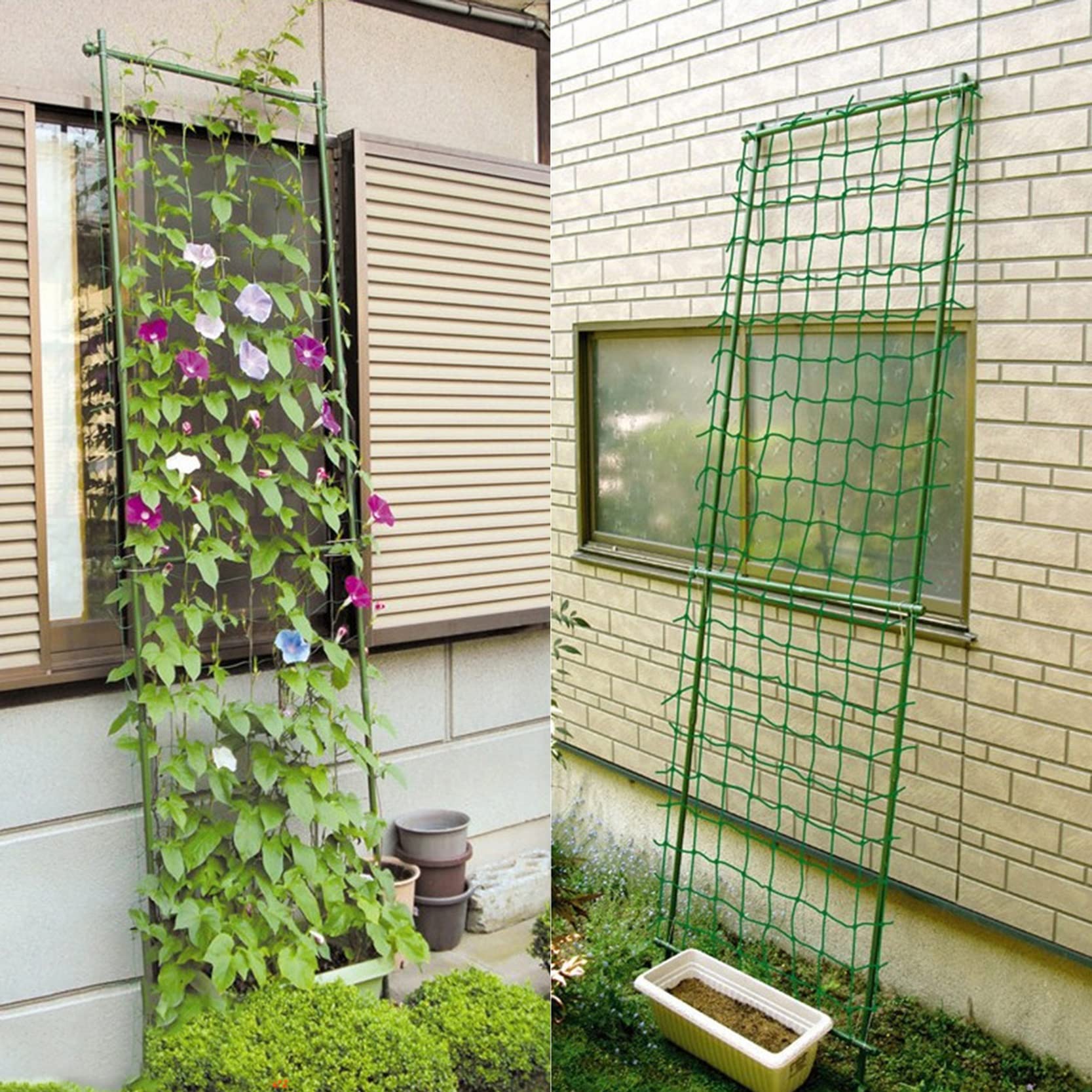 ZYFA Enrejados de jardín Reja para Plantas Rejillas Soporte para Plantas Soportes para Enredaderas Estante de Planta para Escalada, jardín, Patio, decoración, Flores,Verduras