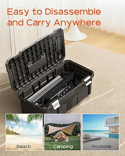 Miniatura 6 de Tendedero plegable para ropa de 74.8 pulgadas, 2 niveles, con riel giratorio para 54 piezas de ropa, ahorro de espacio, interior, acero inoxidable,