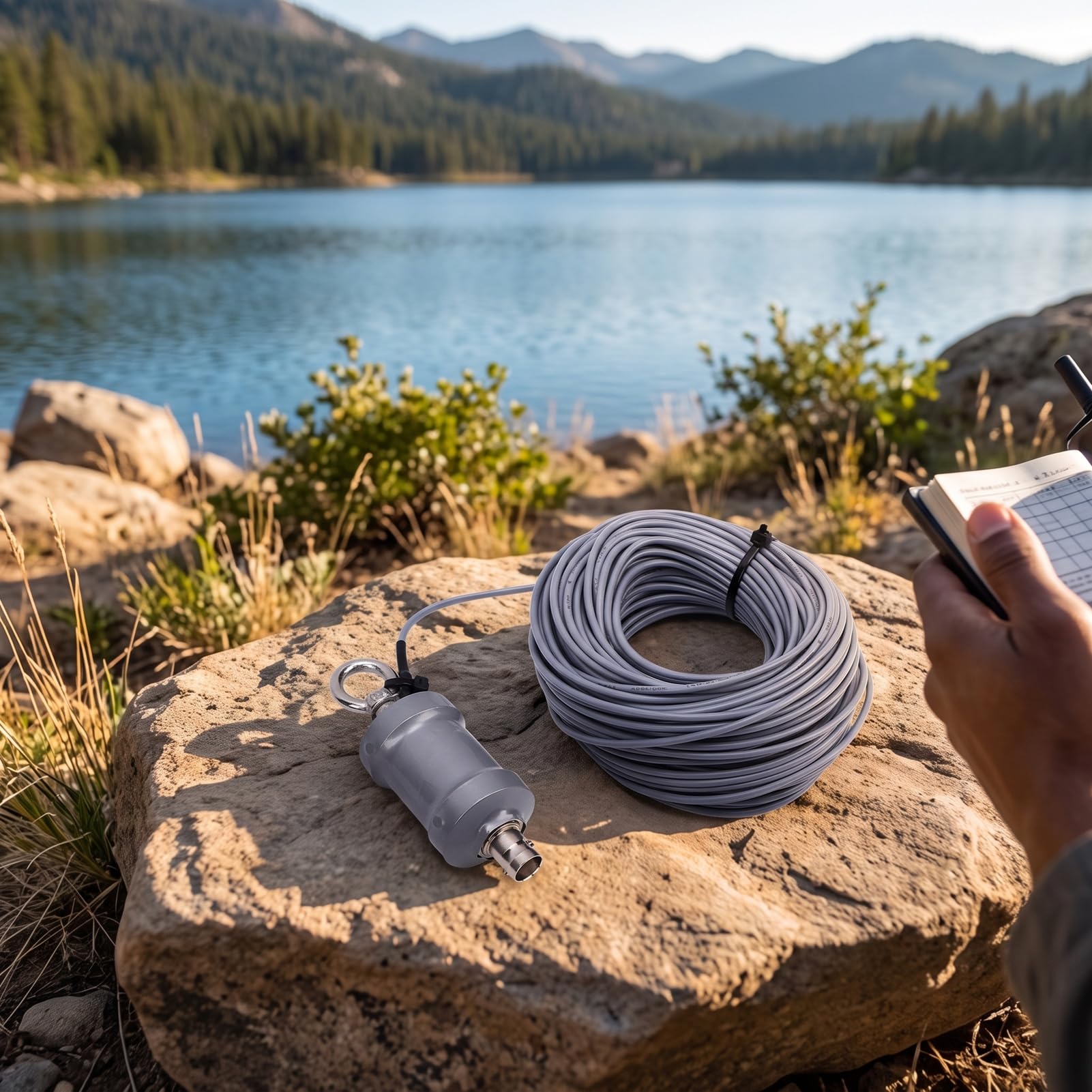Bewinner Antena Dipolo Horizontal HF Portátil Diseño Robusto para Uso en Emergencias en el Campo y Entusiastas de la Radioafición Compacto y Liviano