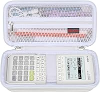 Vista 22 de Elonbo Funda de transporte para calculadora gráfica de color Casio fx-CG50 PRIZM/fx-9750GIII/991ES Plus/ 991CW/ 115ES Plus/300ES/300MS estándar Negro