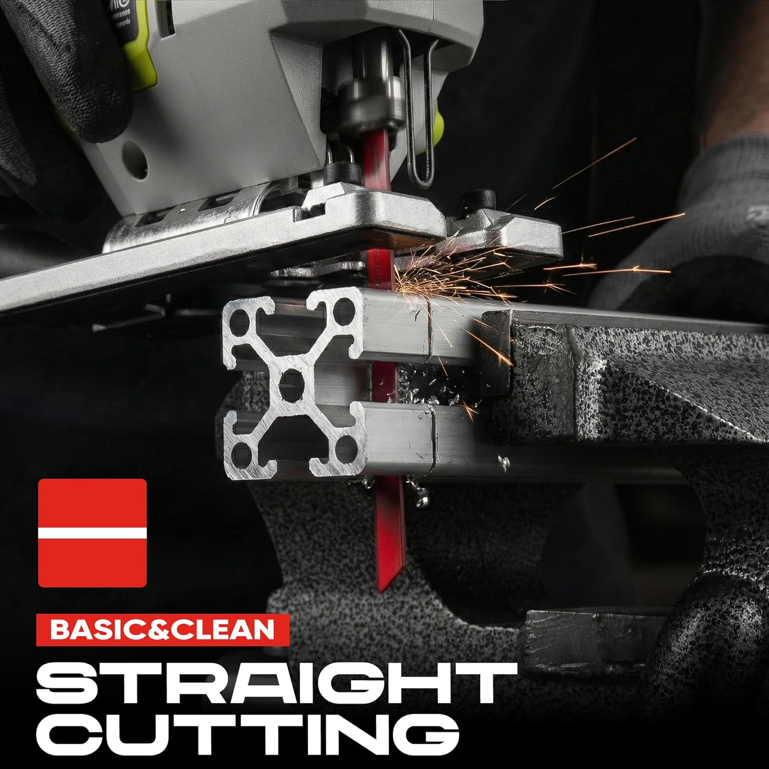 25-Piece Jigsaw Blades Set with Storage Case–CR-V&HSS Steel, Assorted T-Shank Replacement Jig Saw Blades for Cutting Wood, Plastic and Metal - Image 6