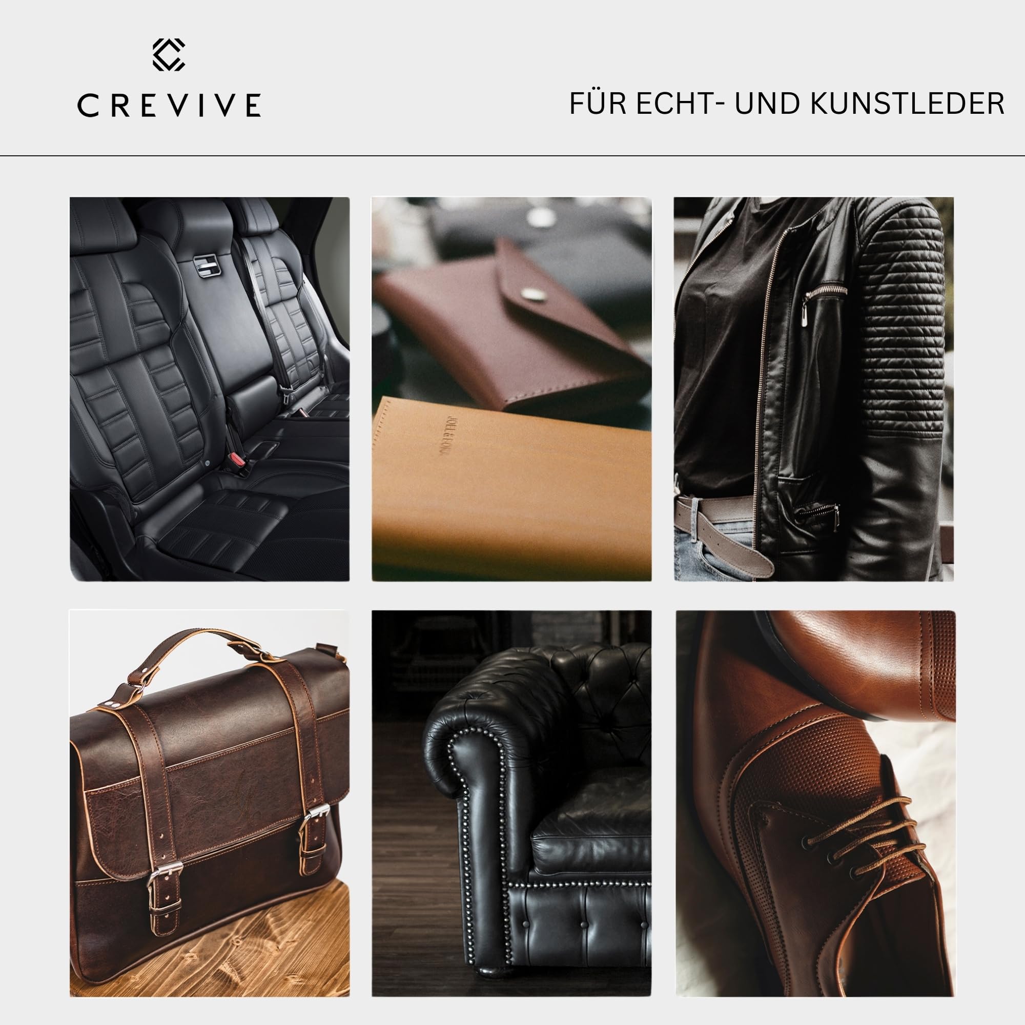 Flüssigleder Schwarz 50 ml, Lederreiniger 250 ml & Reperatur Balsam 300 ml | Lederreparatur für Kratzer, Risse & Abschürfungen – Farbauffrischung für Sofa, Ledercouch, Möbel, Autositze, Taschen, Jacken