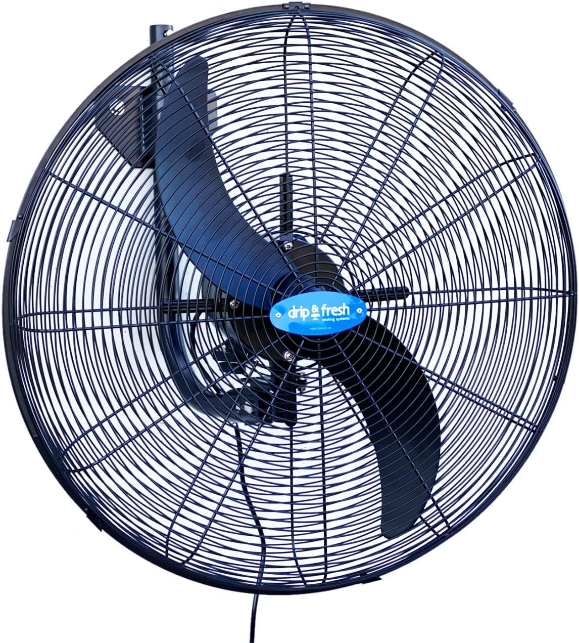 Drip&Fresh - Ventilatore a 2 Pale 24" con Supporto a Parete IP55 200W