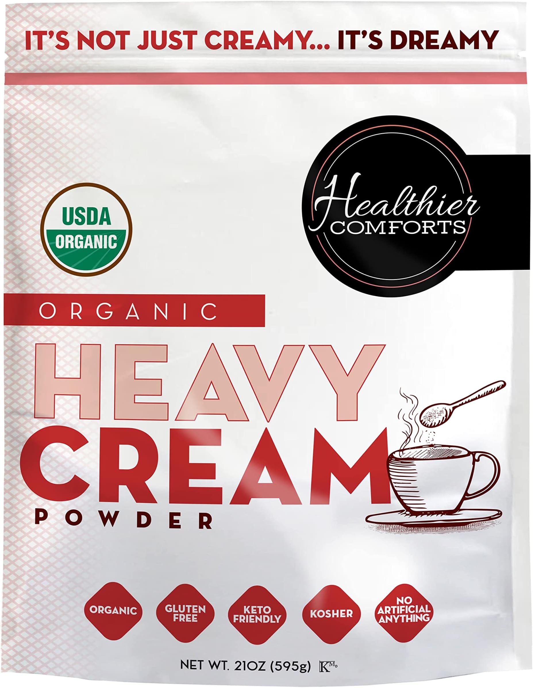 Judee's Heavy Cream Powder 1.5 lb (24oz) GMO and