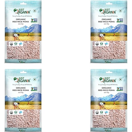 Just Organik Red Rice Poha 2 Kg