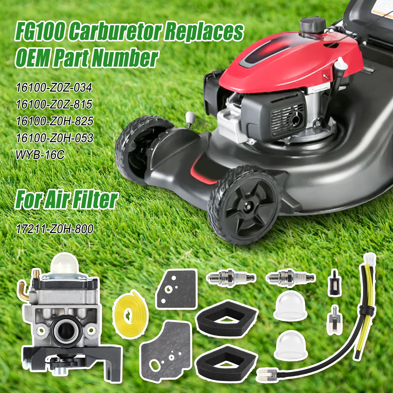 HHT35 UMC435 Carburetor GX25 Carburetor Kit For Honda 4-Stroke