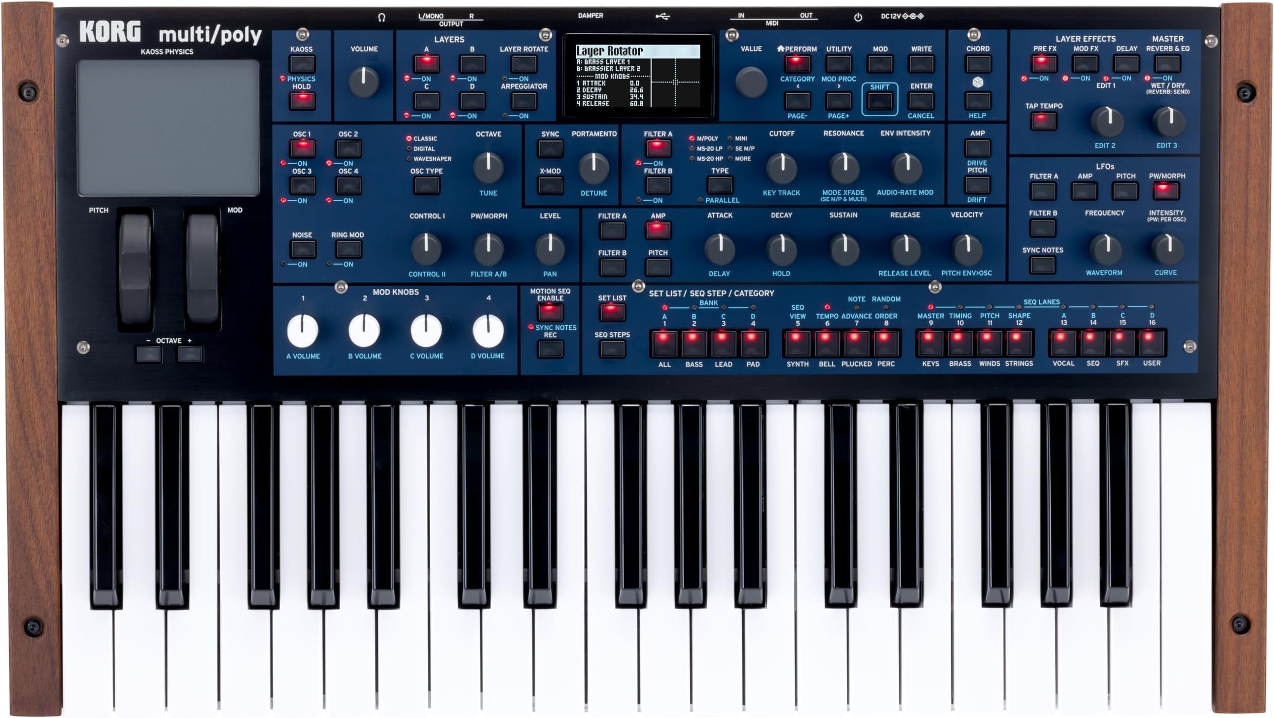 Korg Multi/Poly Analog Modeling Synthesizer (MULTIPOLY)