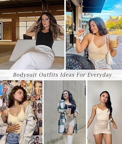 Miniatura 3 de SHAPERX - Body tipo faja moldeadora para mujer, con control de abdomen, sin costuras, para moldear la cintura, compresión del cuerpo