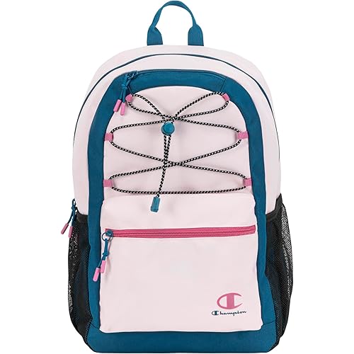 Champion Aspen Backpack, Pink/Blue, One Size