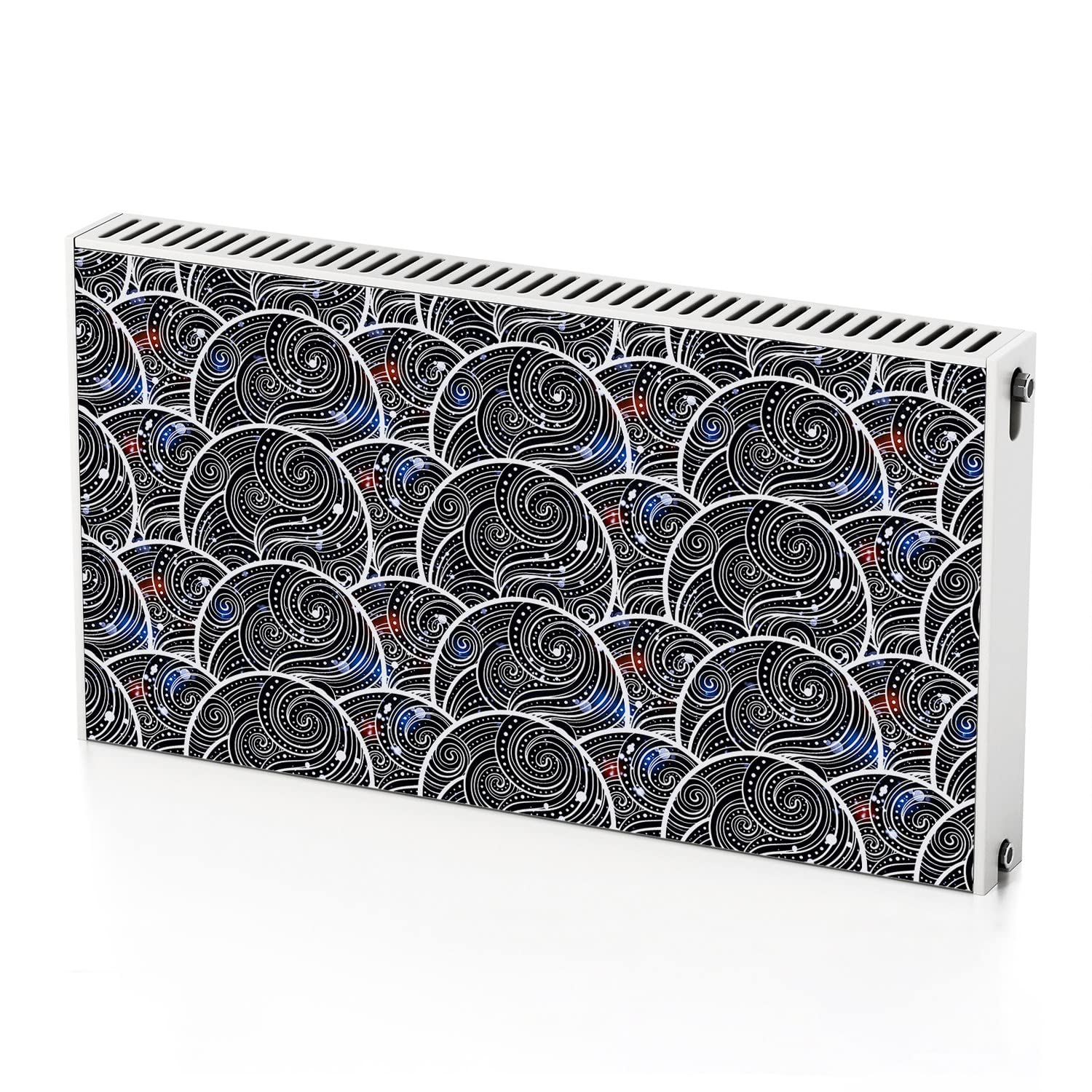 Autocollant de radiateur pour sublimer le salon avec des spirales modernistes