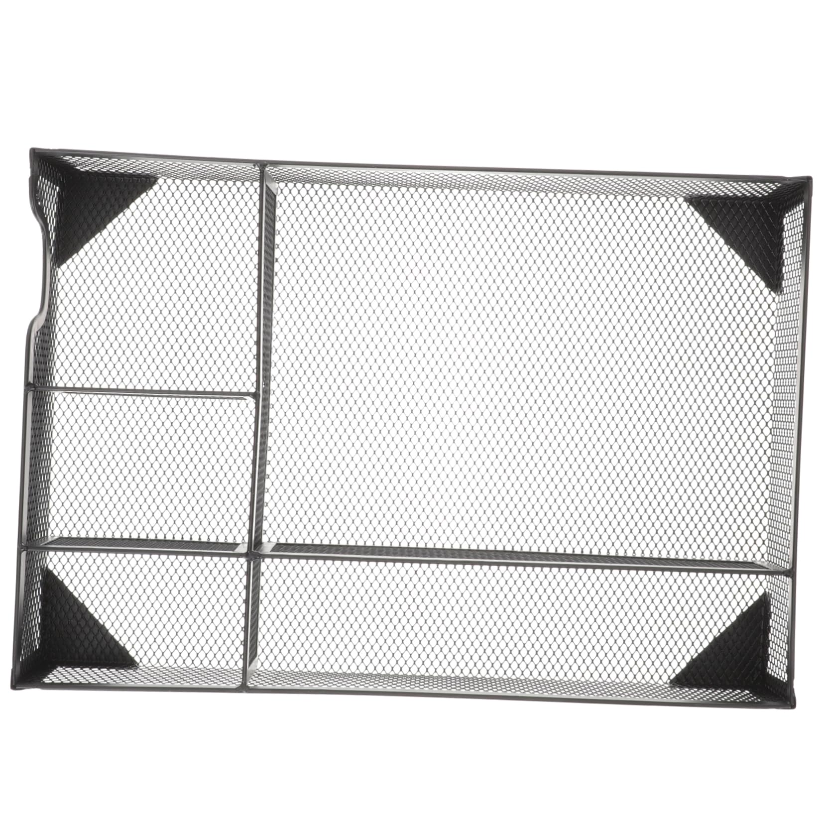 OSALADI Desktop File Organizer Modern Office Accessory Stylish Document Holder with Internal Partitions for Home Office Storage Efficient Organizer Practical File