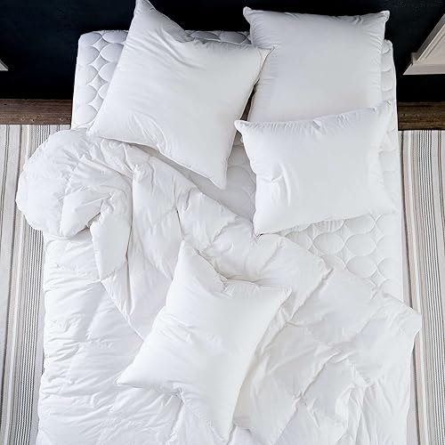 Miniatura 3 de Pine Cone Hill Cubrecolchón, pies queen, patrón sólido blanco