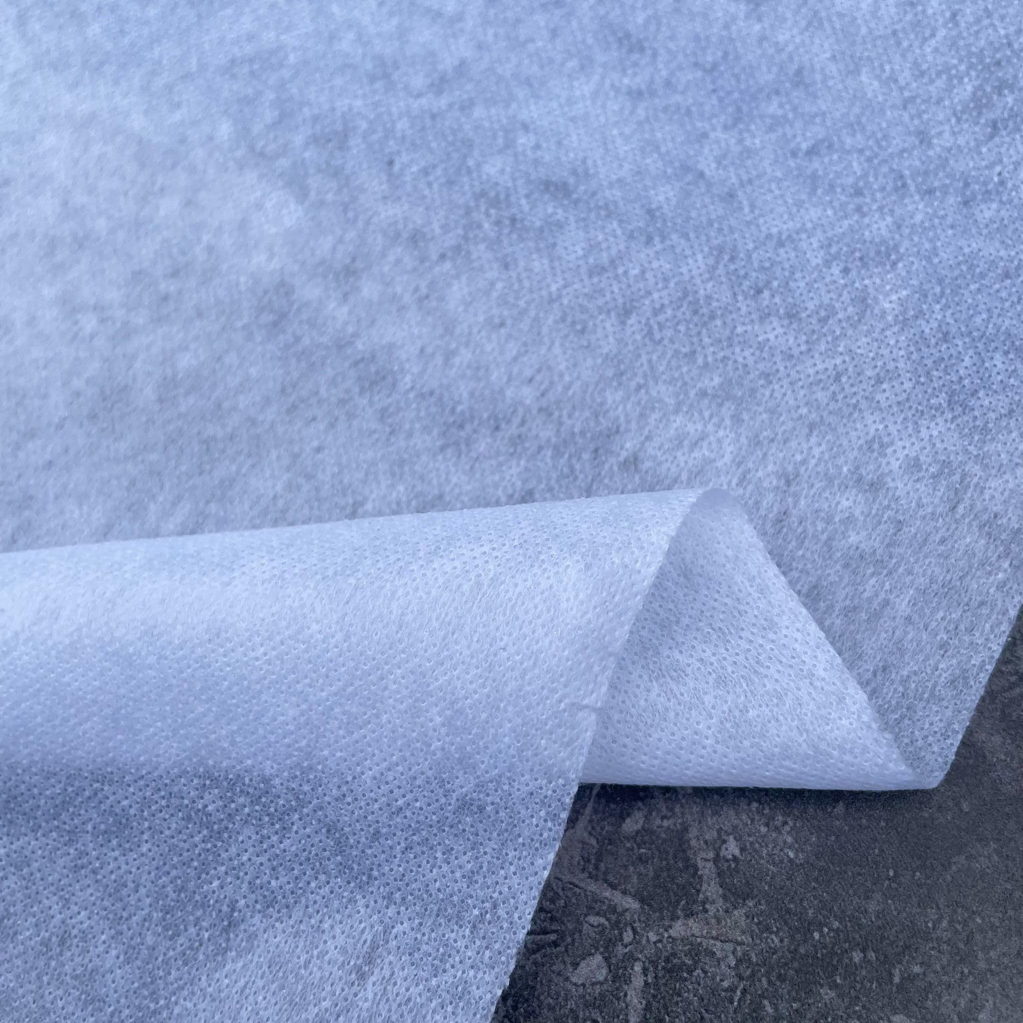 Iron-On Fusible Interfacing - 90cm Wide - Nonwoven Fabric, Different Weights for Sewing, Dressmaking, Crafts, Collars, DIY Tailoring & Quilting Stabiliser (Medium Weight, White, pre Cut 2 Metres)