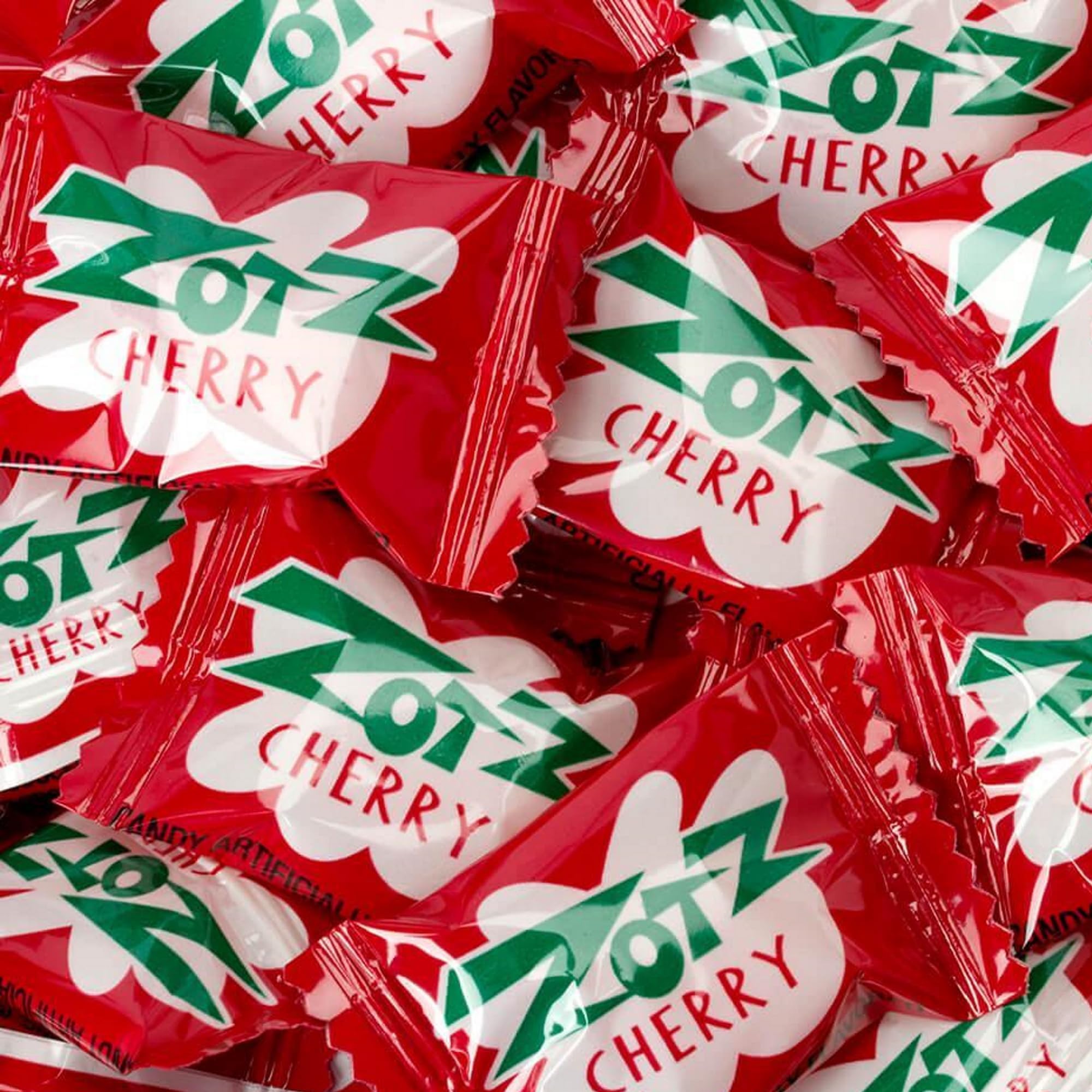 Zotz Fizzy Candy Cherry Bulk 2LB Bag of Zots Vintage Candy