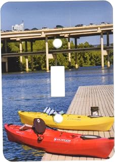 3dRose lsp_191742_1 " Use, Texas, Austin, Rowboats, Paddleboats and Kayaks for Rent, Toggle Switch